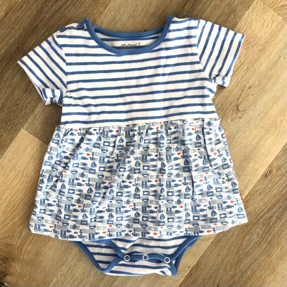 Summer Sailor Onsie Dress